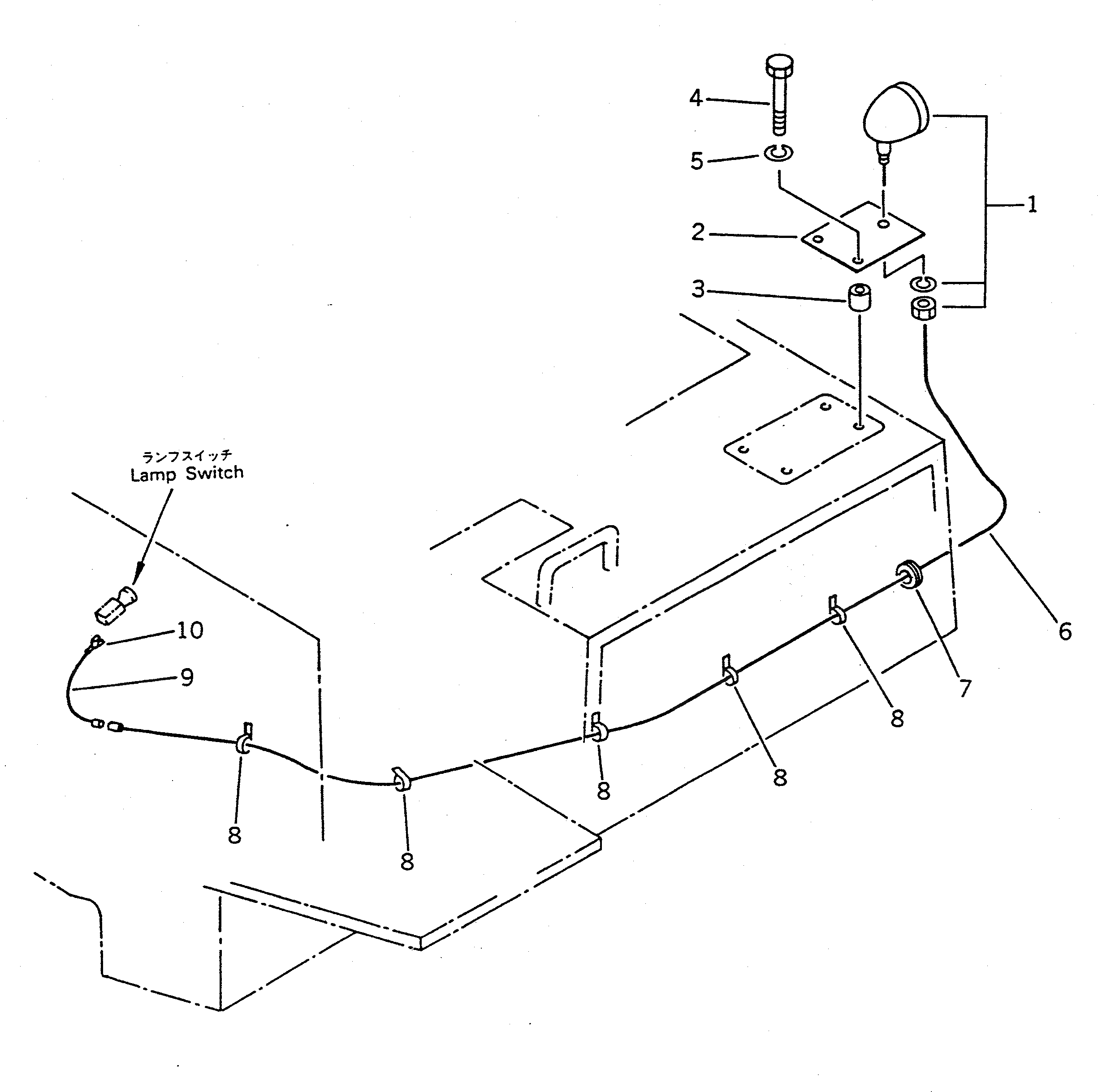 Провод 361-06-11370 Komatsu