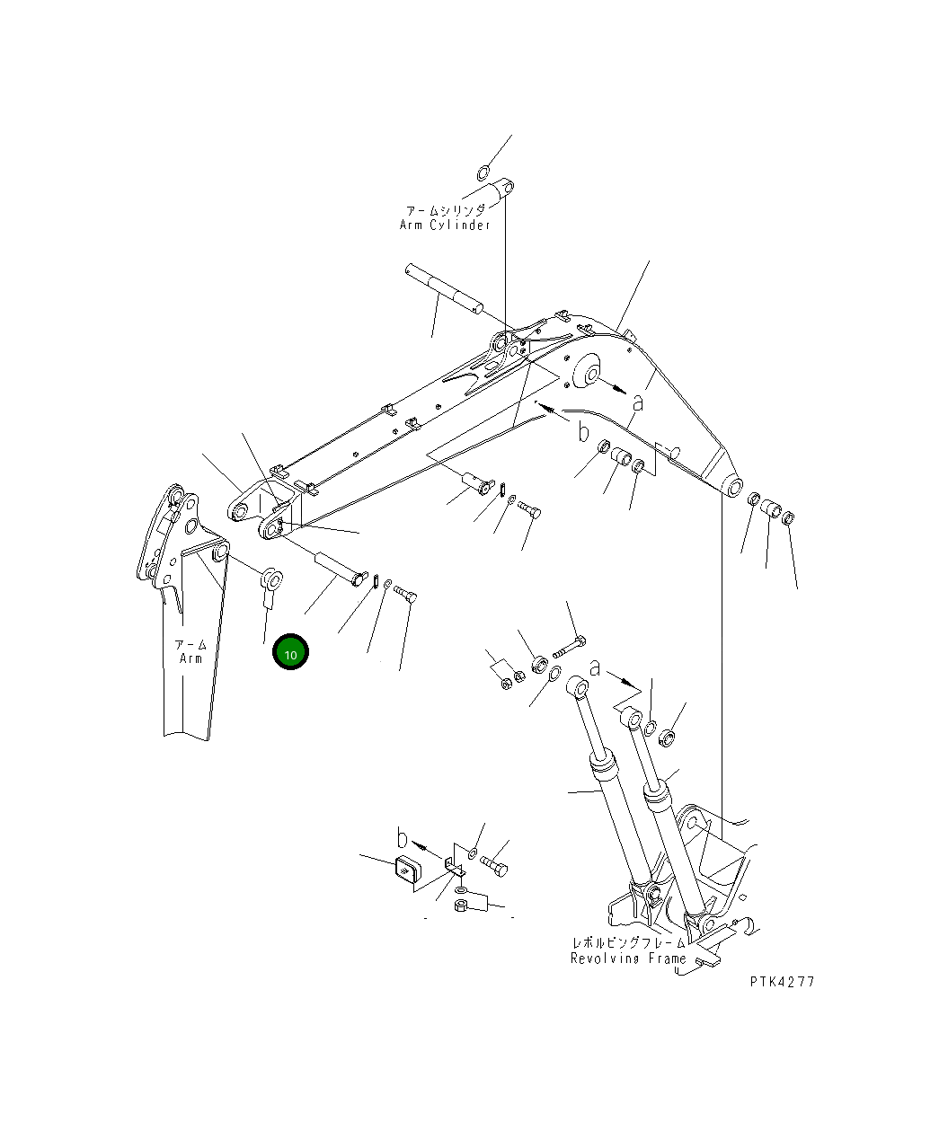 Палец 202-70-61210 Komatsu