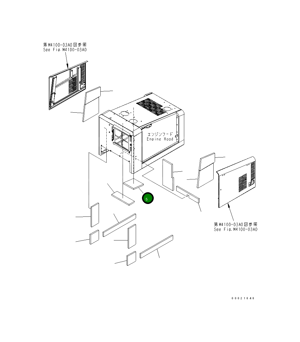Лист 416-54-31830 Komatsu