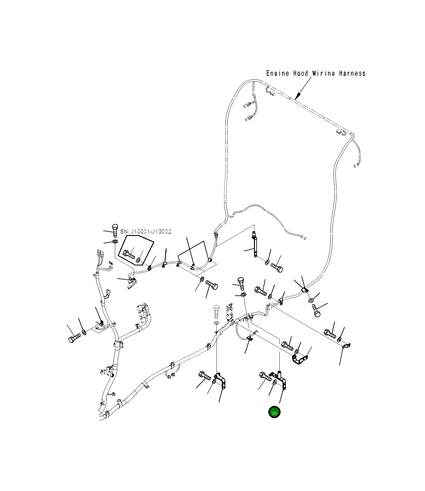 Кронштейн 23H-06-11981 Komatsu