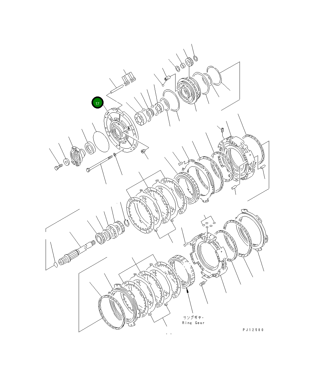 Корпус 154-15-41171 Komatsu