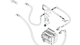 Кронштейн 2197-2673 Komatsu