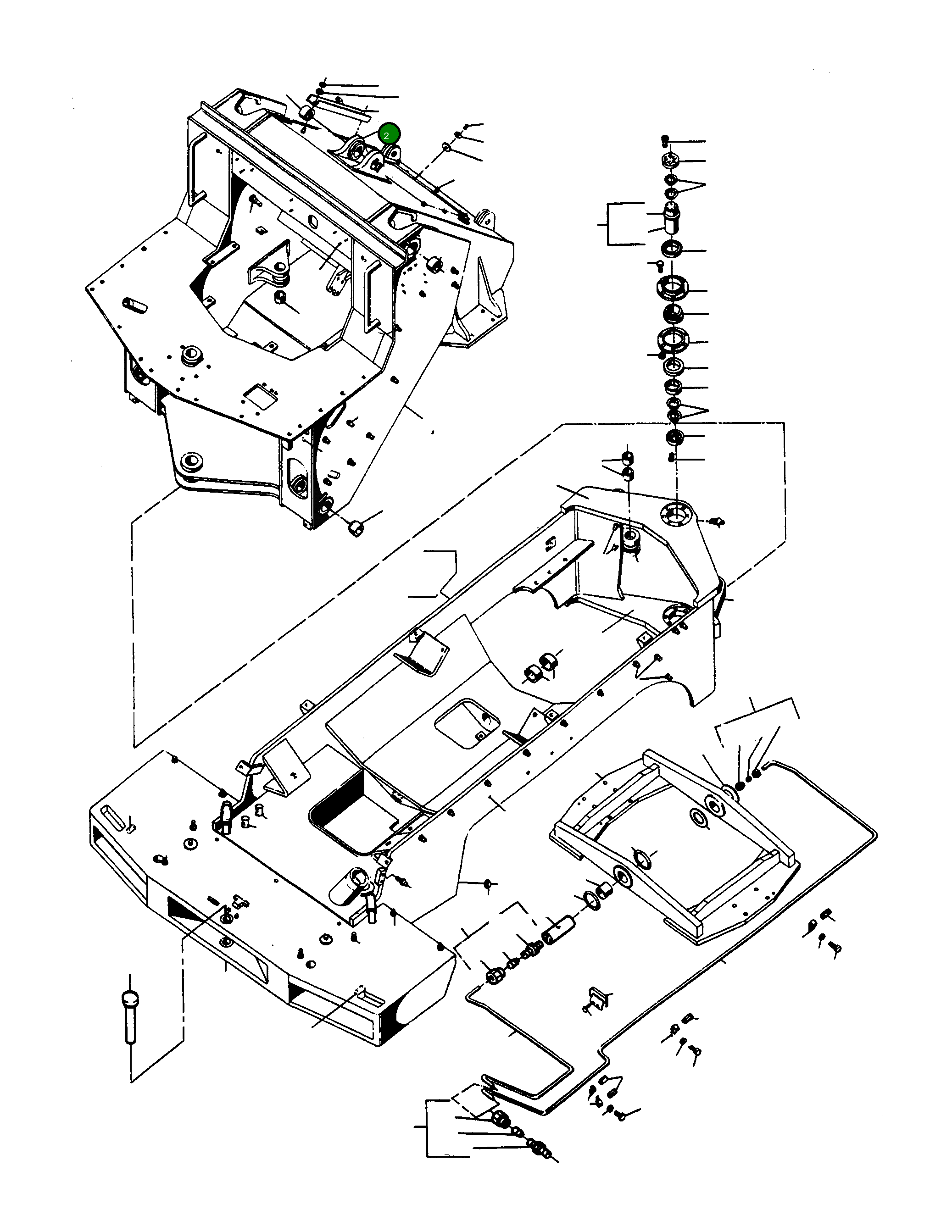 Опора 2950470M91 Komatsu