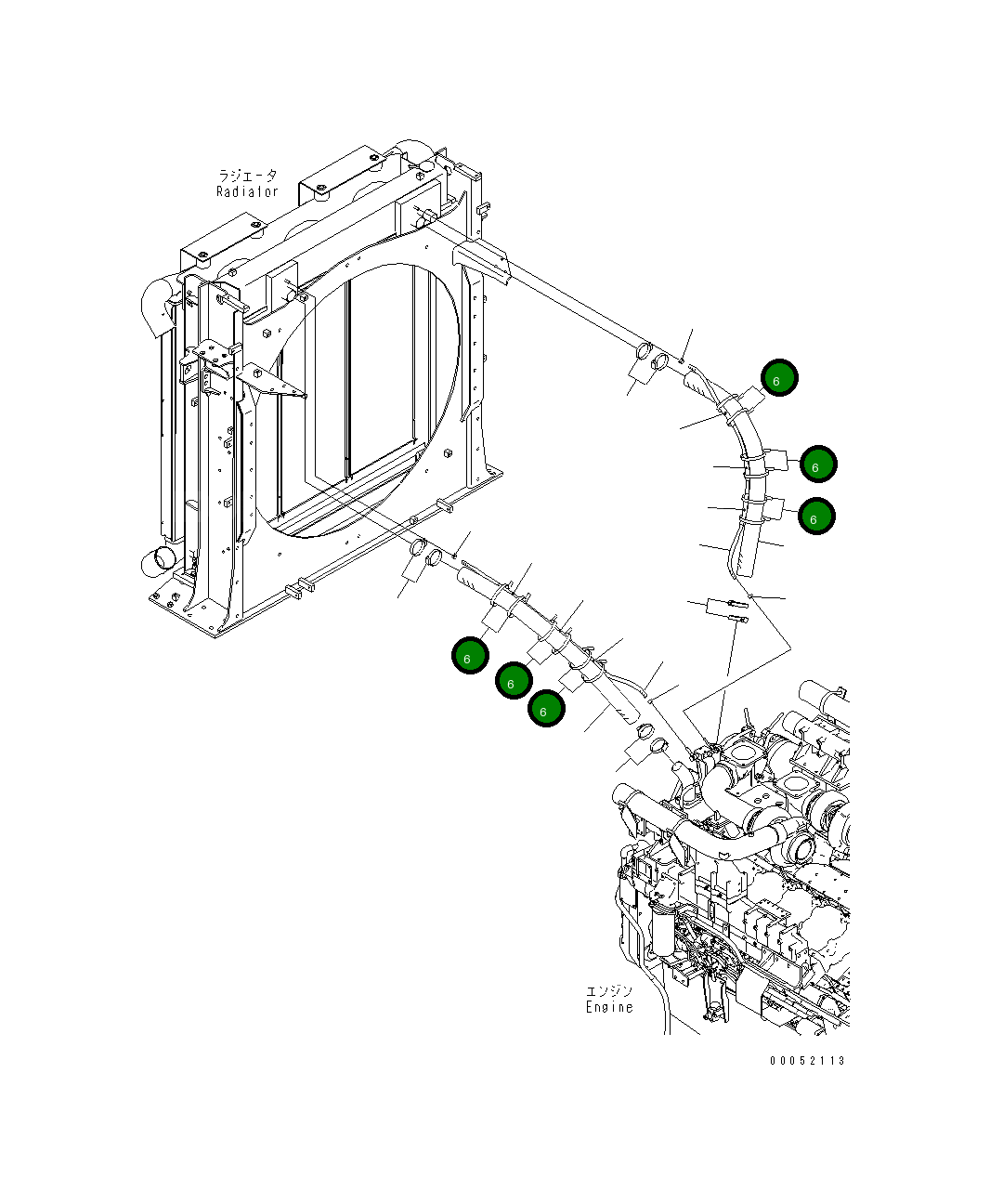 Лента 21T-03-32650 Komatsu