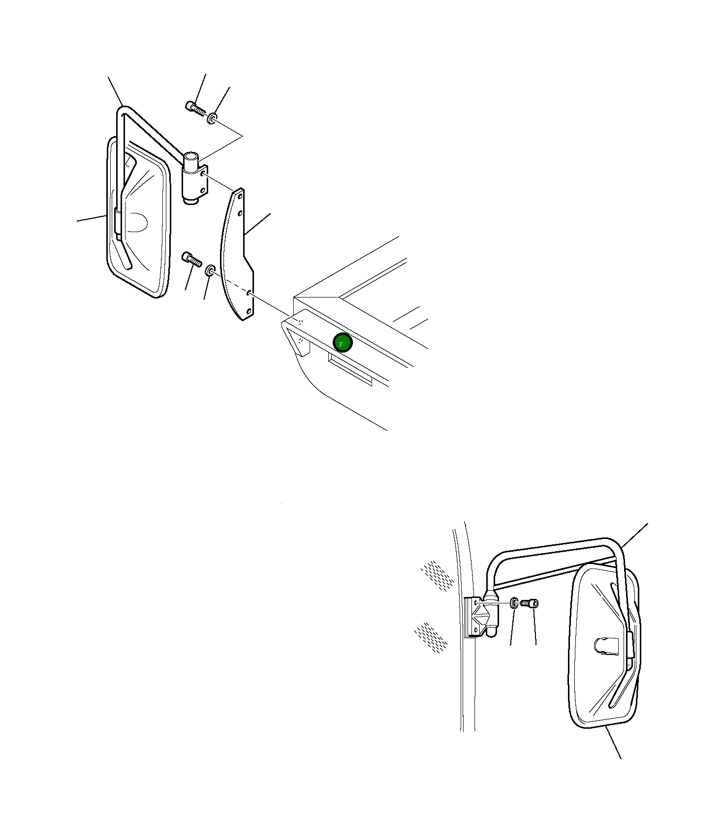 Опора 22E-54-11810 Komatsu