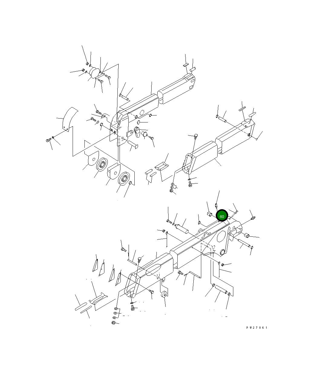Лента UN750516001 Komatsu