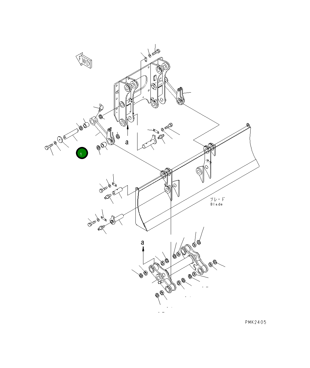 Палец 21J-910-1220 Komatsu