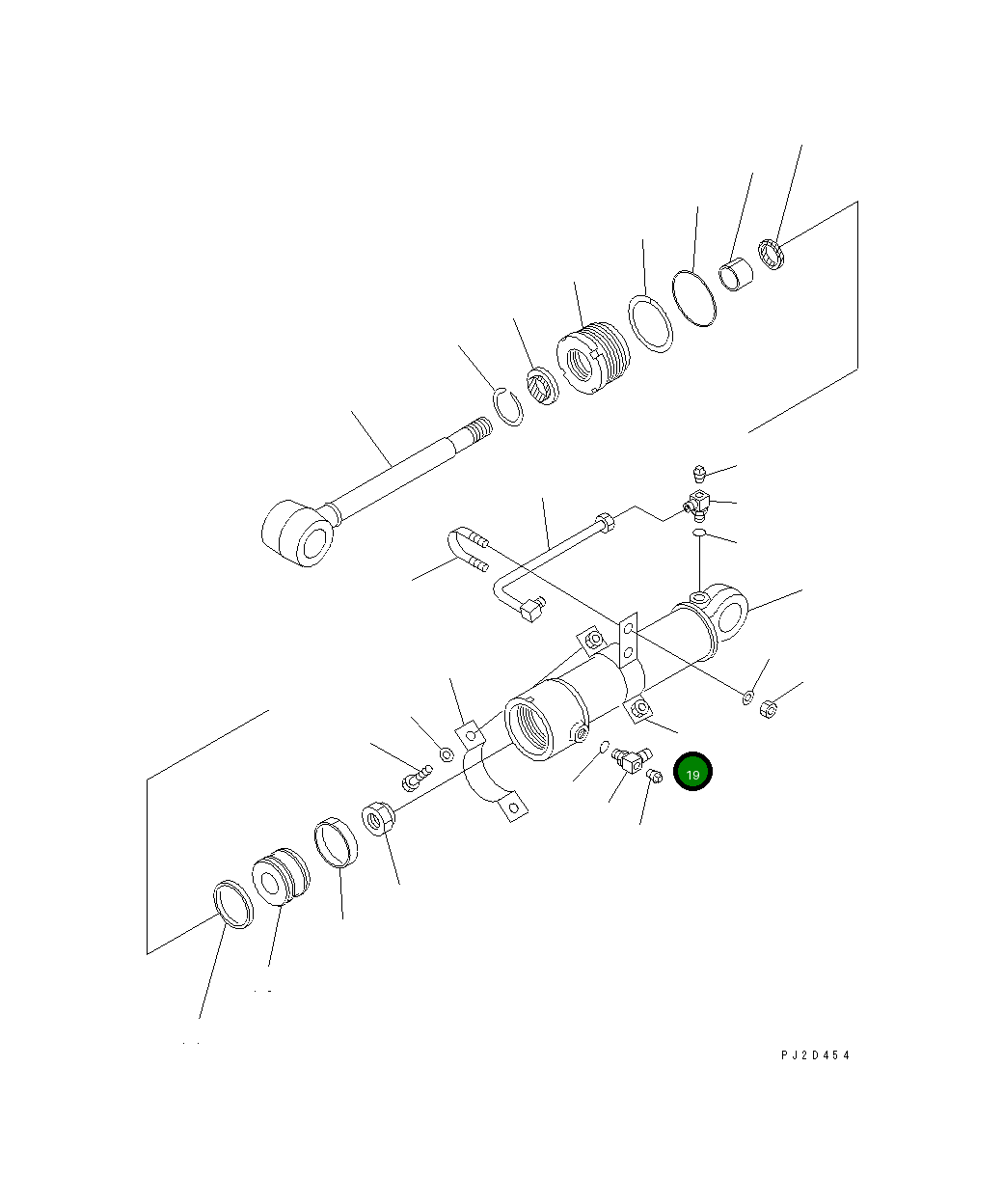 Клипса 235-60-14340 Komatsu