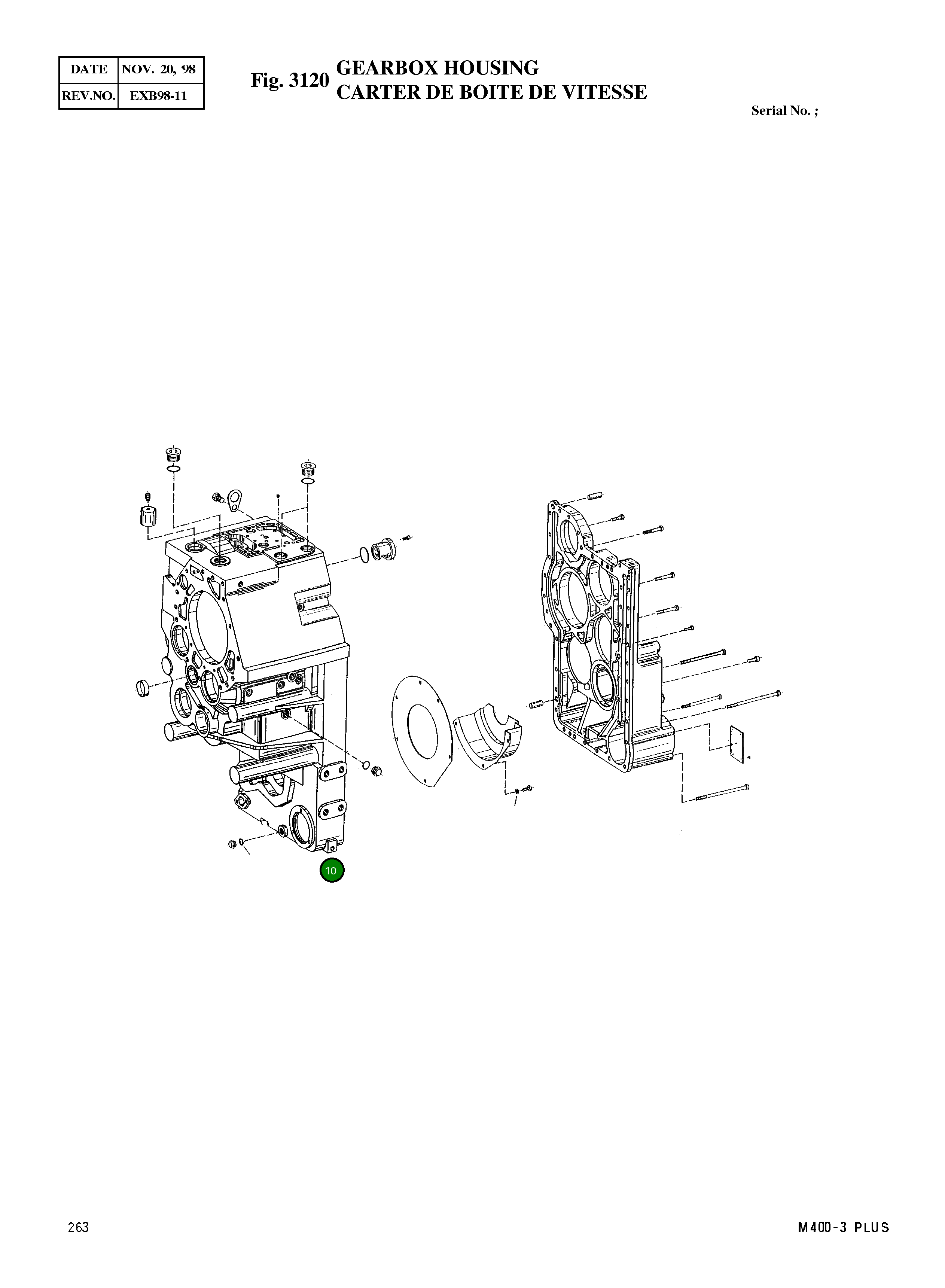 Корпус 4646 301 269 Komatsu