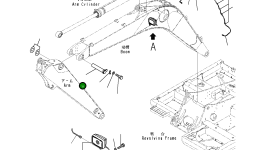 Палец 22B-70-22550 Komatsu
