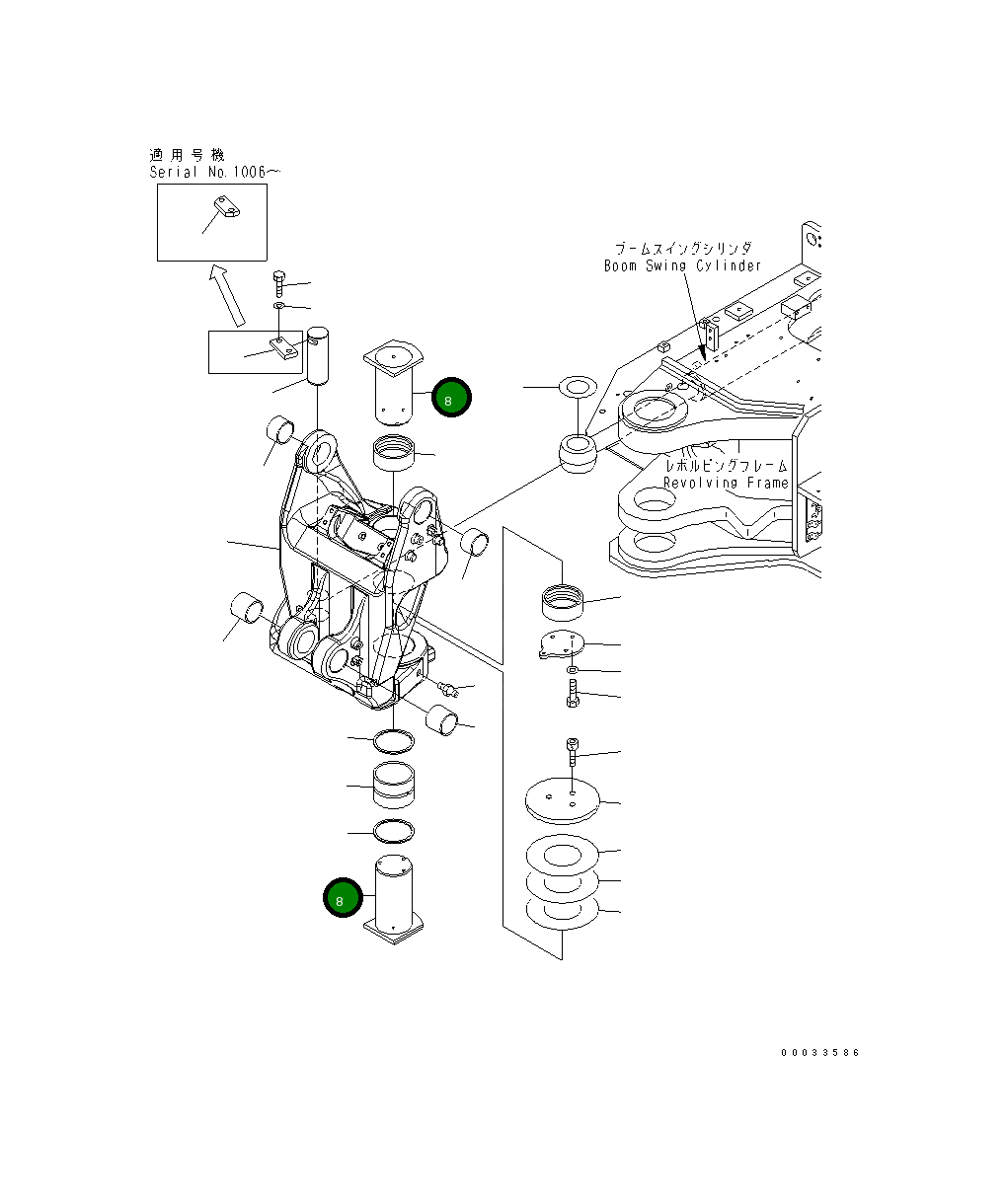 Палец 21W-70-48261 Komatsu