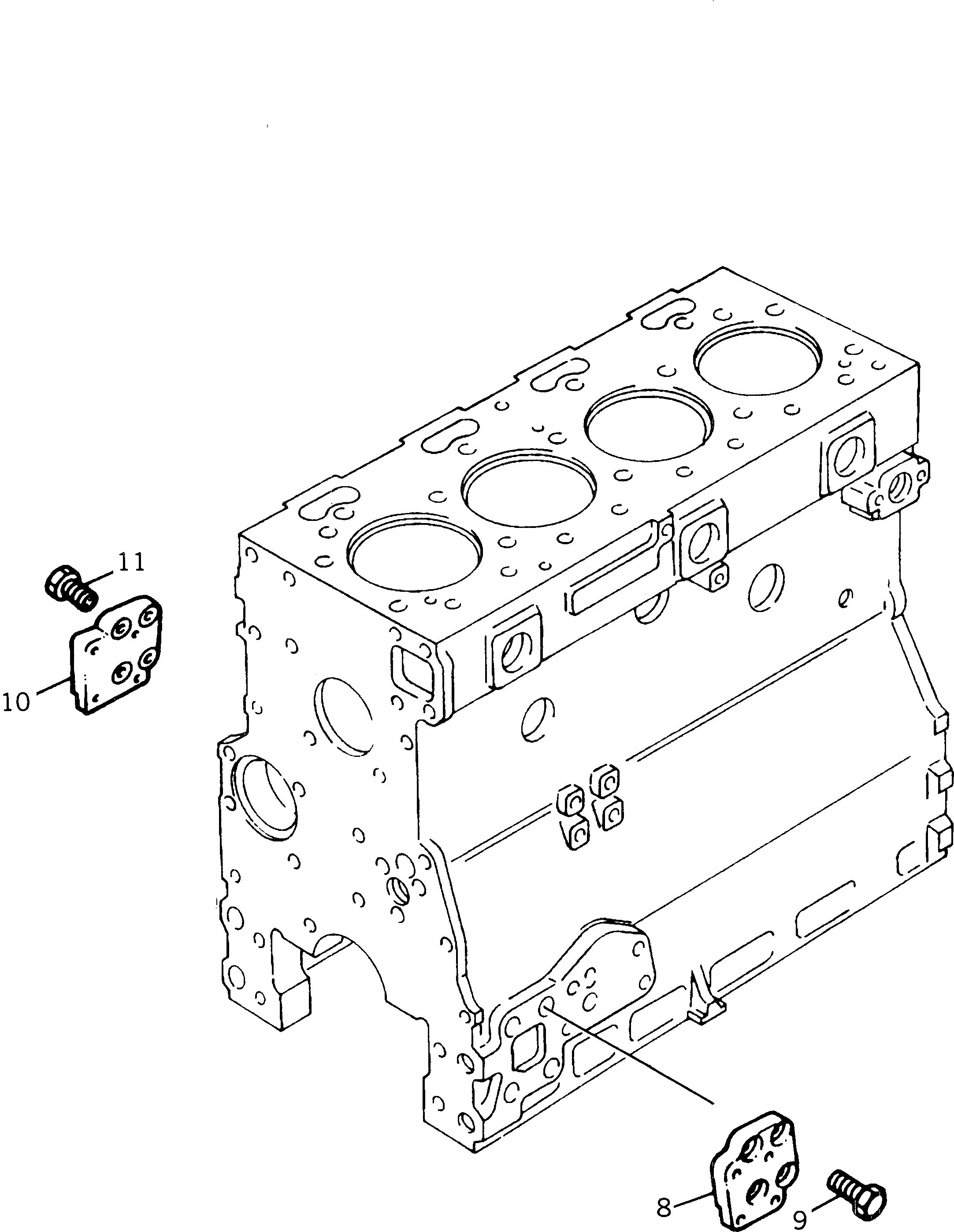 Крепление PK3621L512 Komatsu