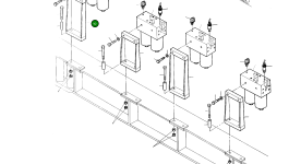 Кронштейн фильтра 606 600 40 Komatsu