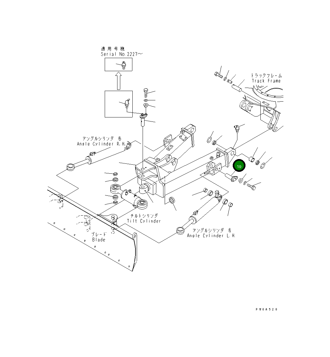 Палец 22L-910-1260 Komatsu