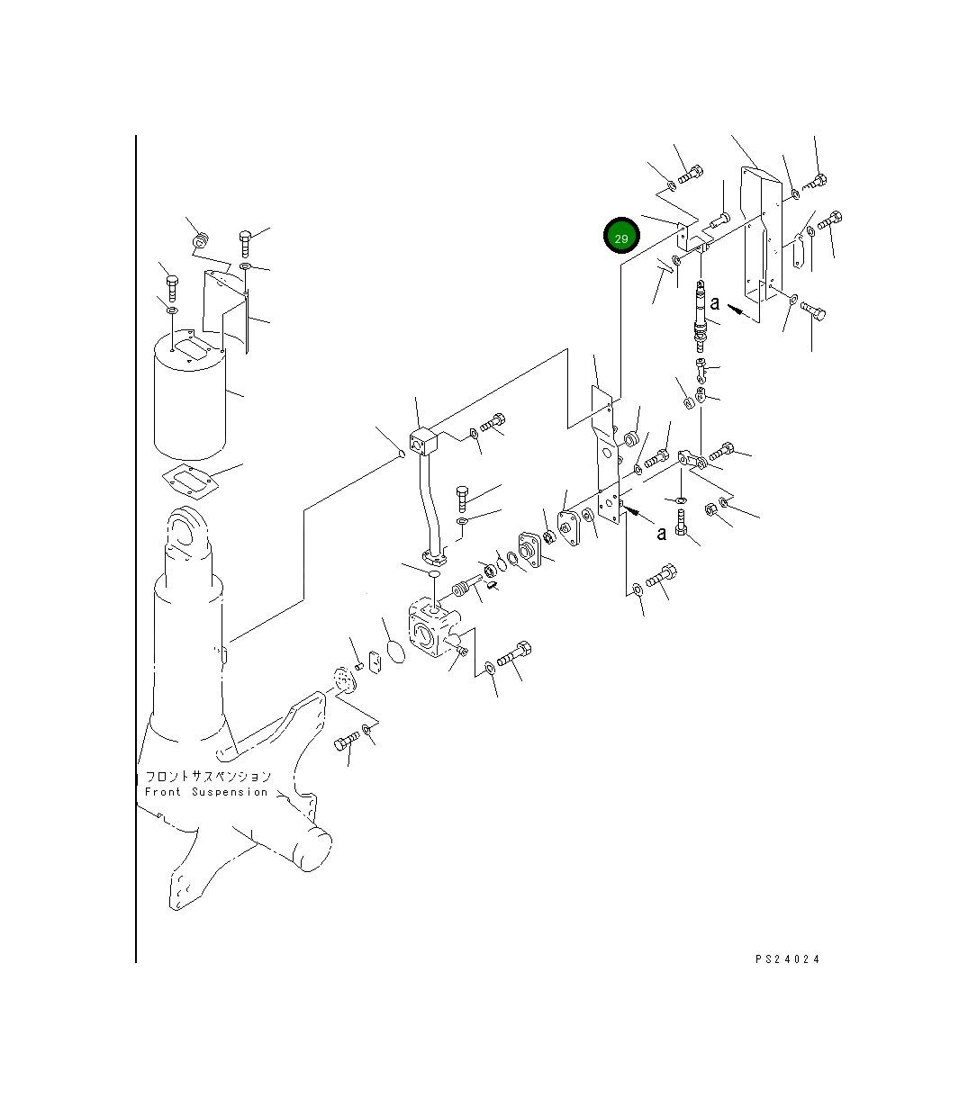 Кронштейн 561-50-63352 Komatsu