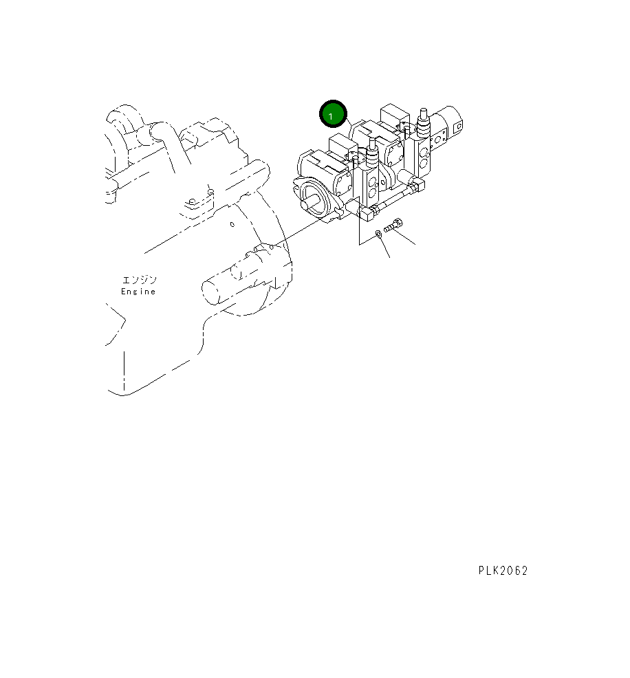 Насос 13S-60-11440 Komatsu