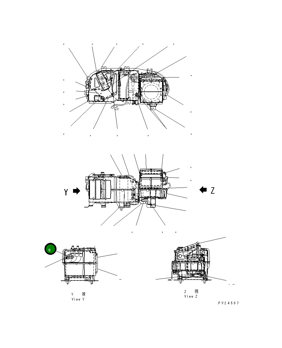 Труба DK534054-1122 Komatsu
