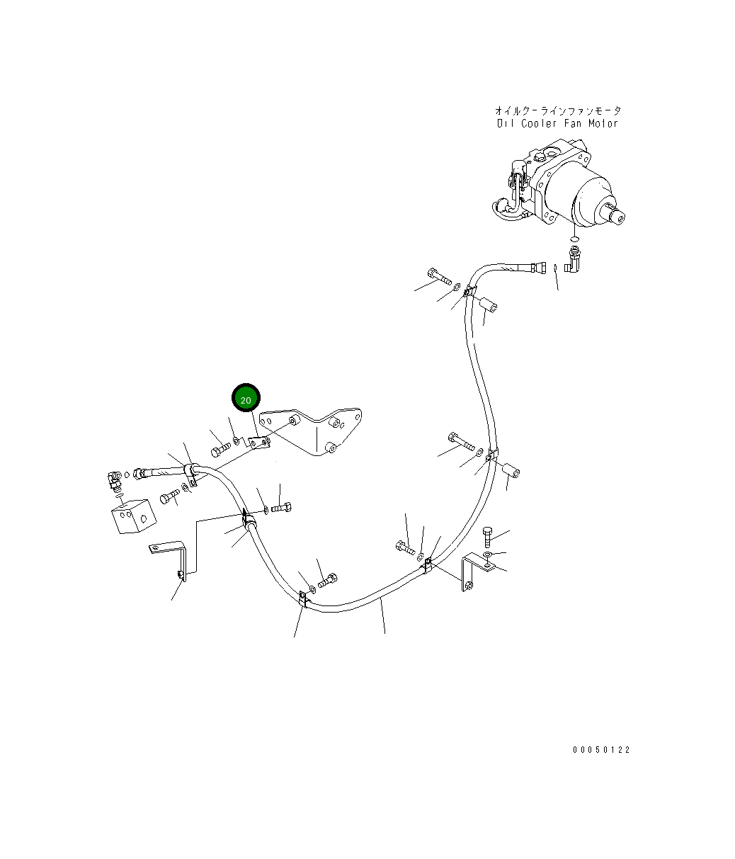 Кронштейн 21T-04-31940 Komatsu