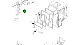 Палец 21D-54-13710 Komatsu