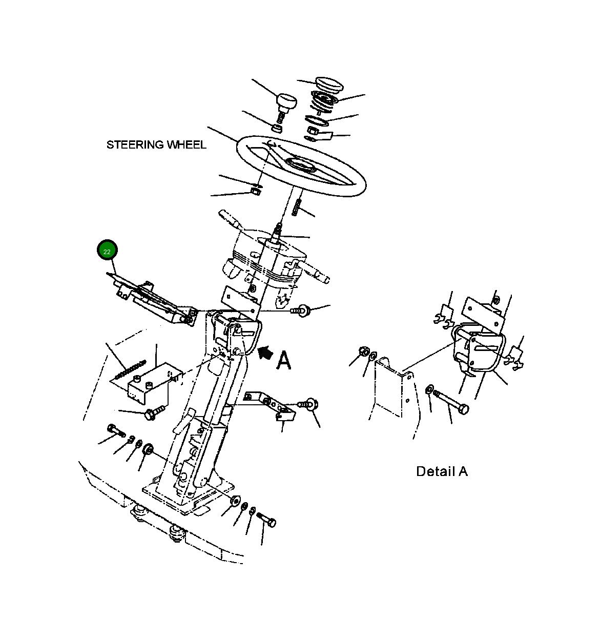 Опора 421-54-A1810 Komatsu
