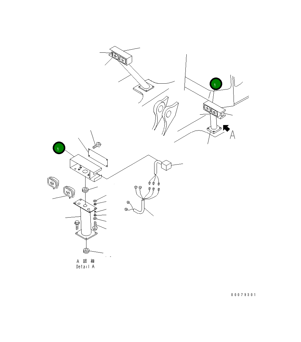Кронштейн 427-06-23133 Komatsu
