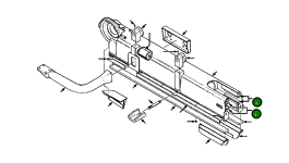 Направляющая переднего направляющего колеса 273 640 C1 Komatsu