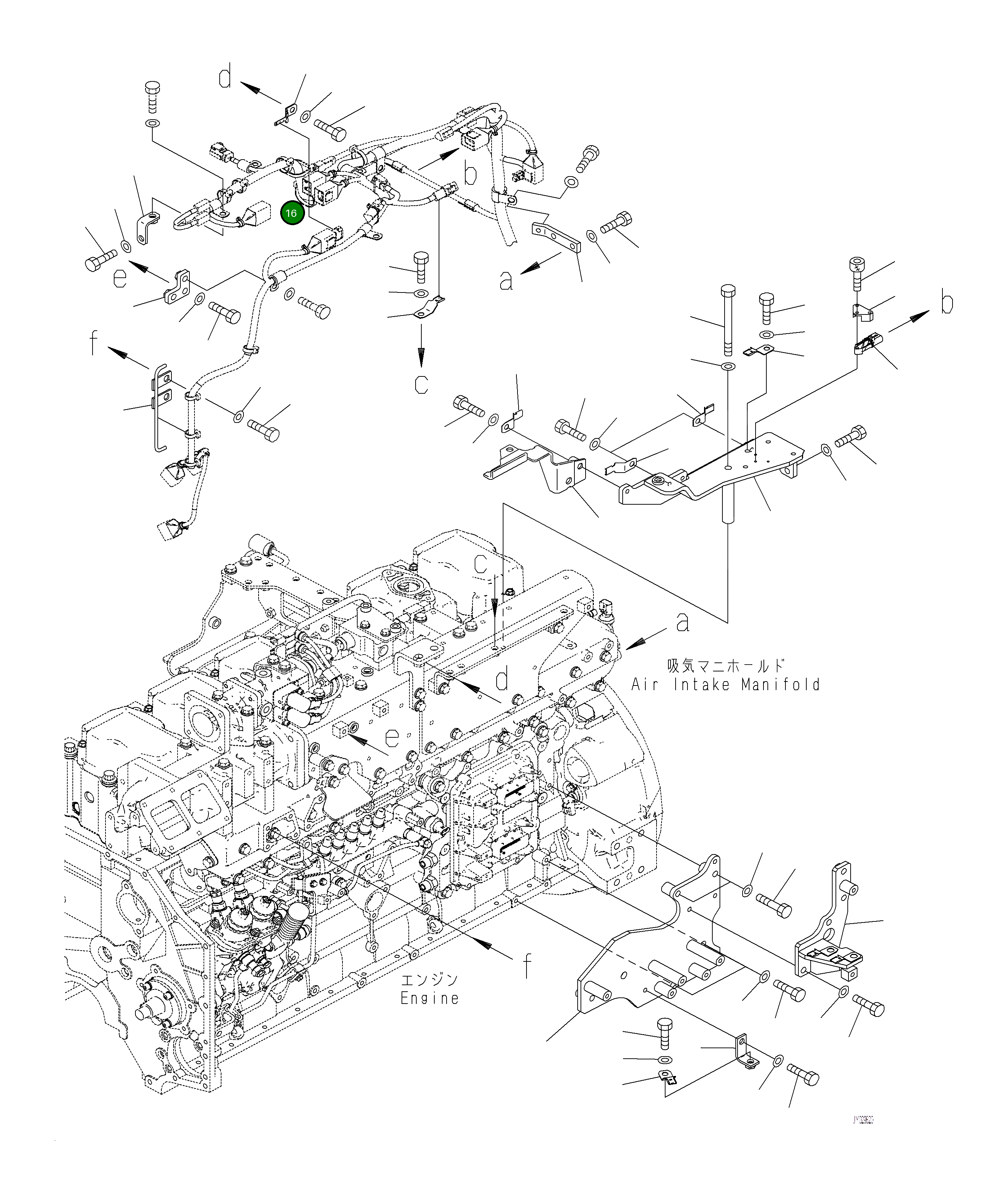 Кронштейн 6262-81-8231 Komatsu