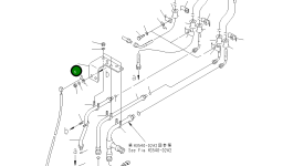 Кронштейн 569-88-86480 Komatsu