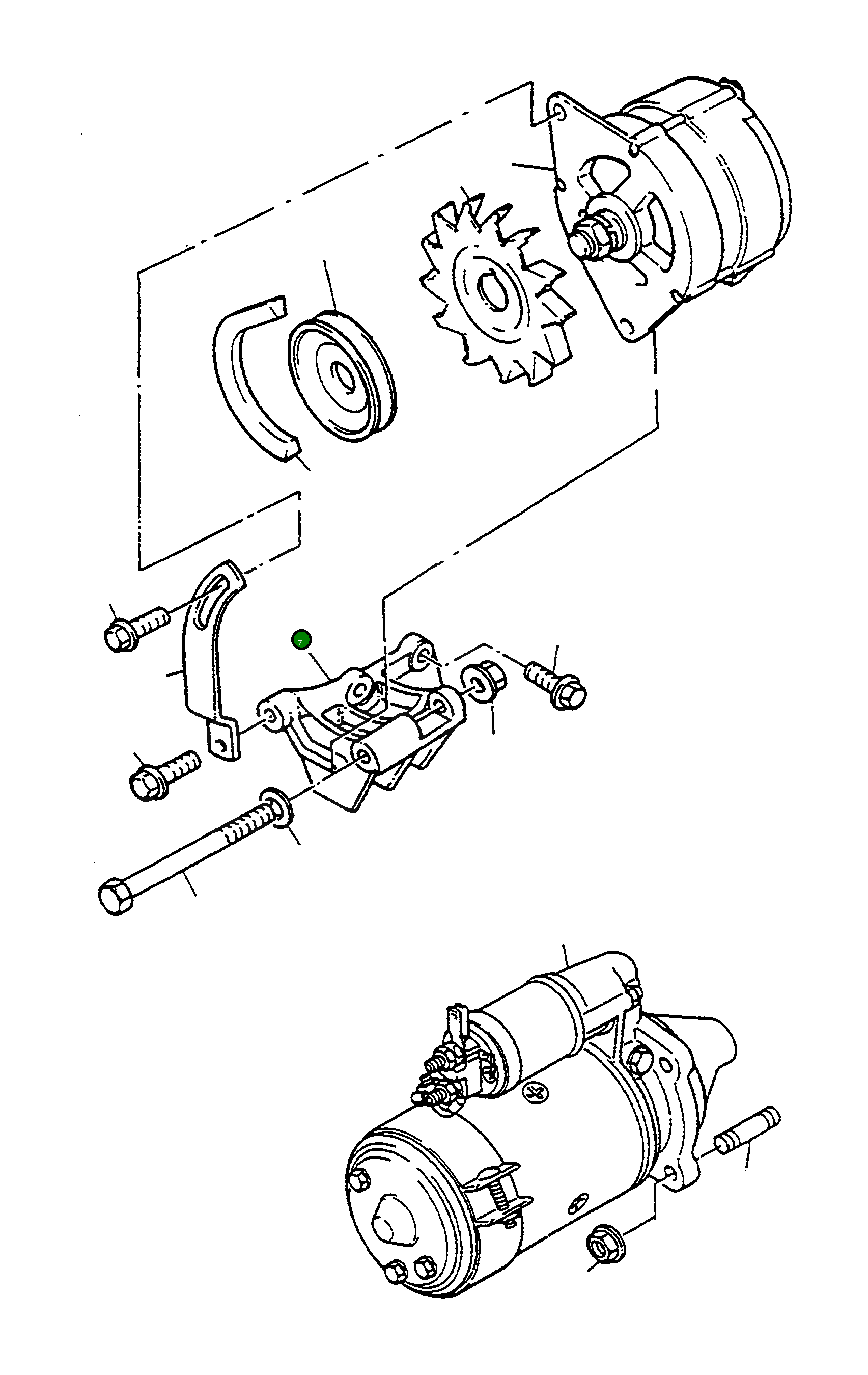 Кронштейн 4919346M91 Komatsu