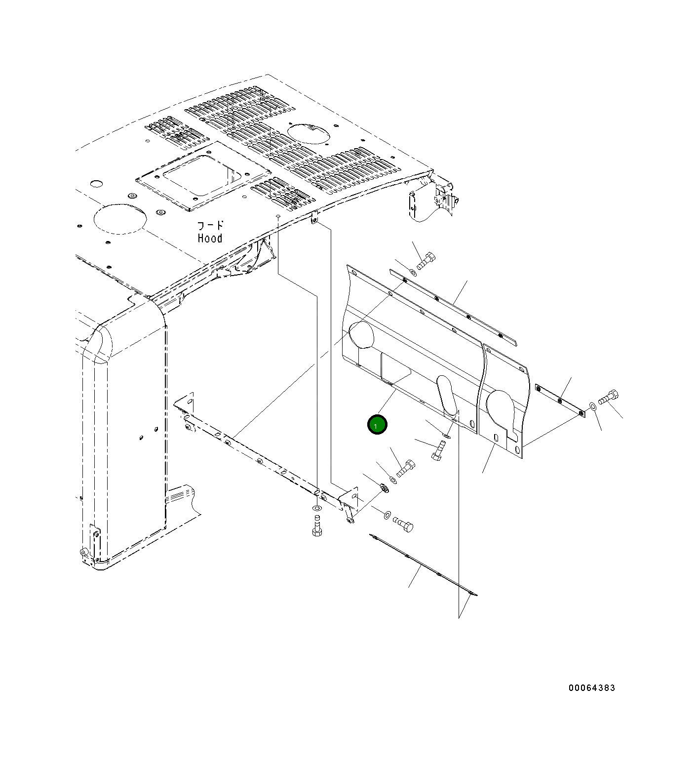 Лист 418-54-41510 Komatsu