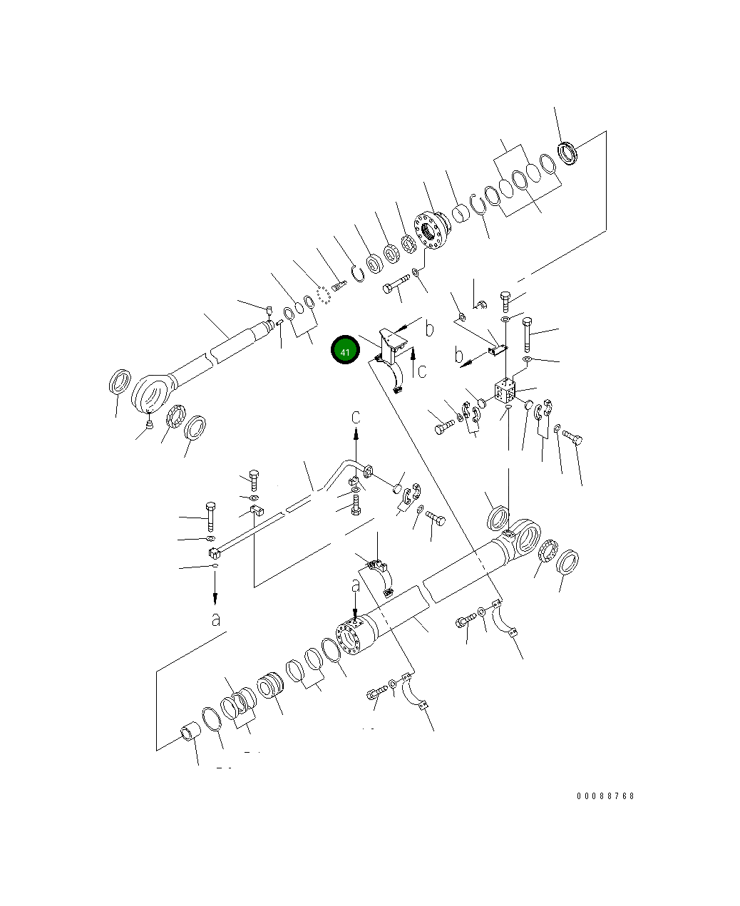 Кронштейн 707-88-28670 Komatsu