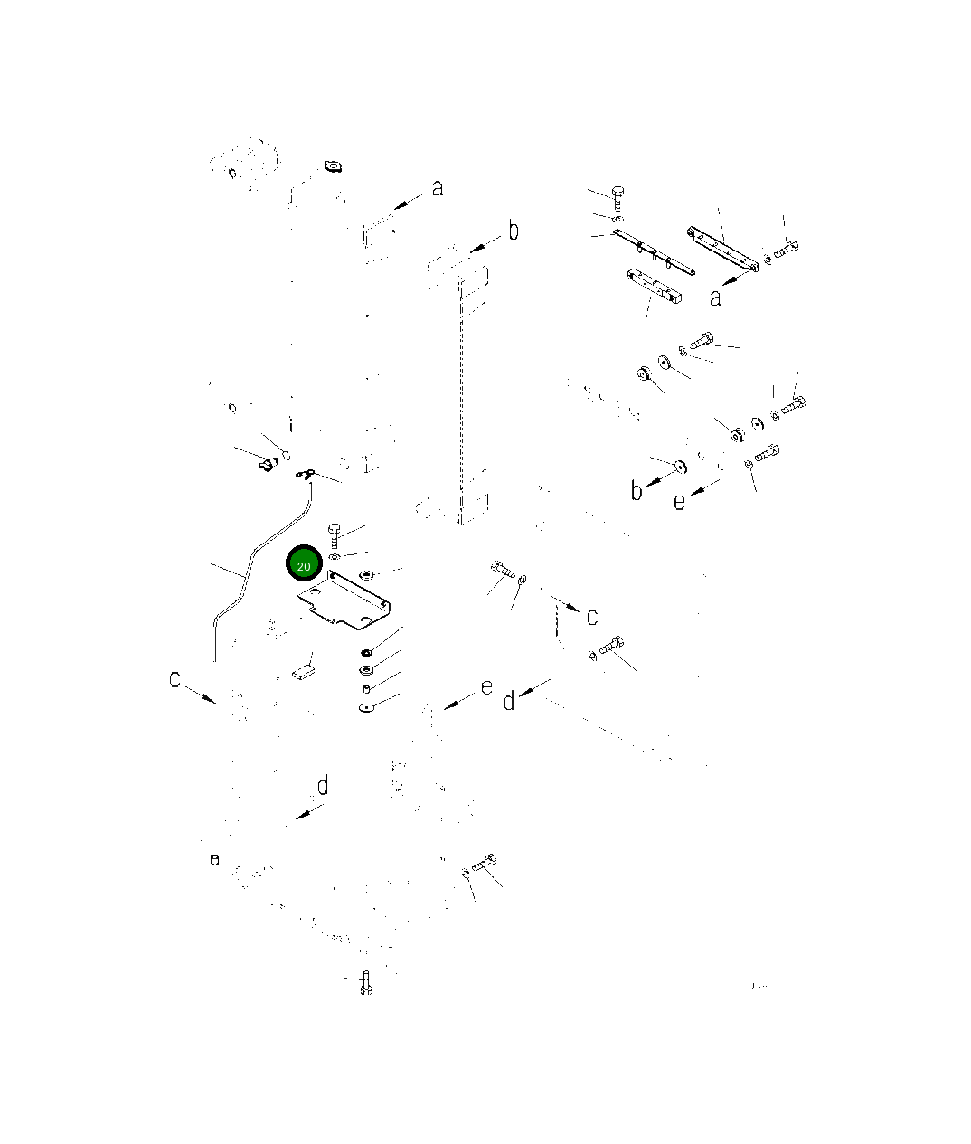 Кронштейн 419-03-62680 Komatsu