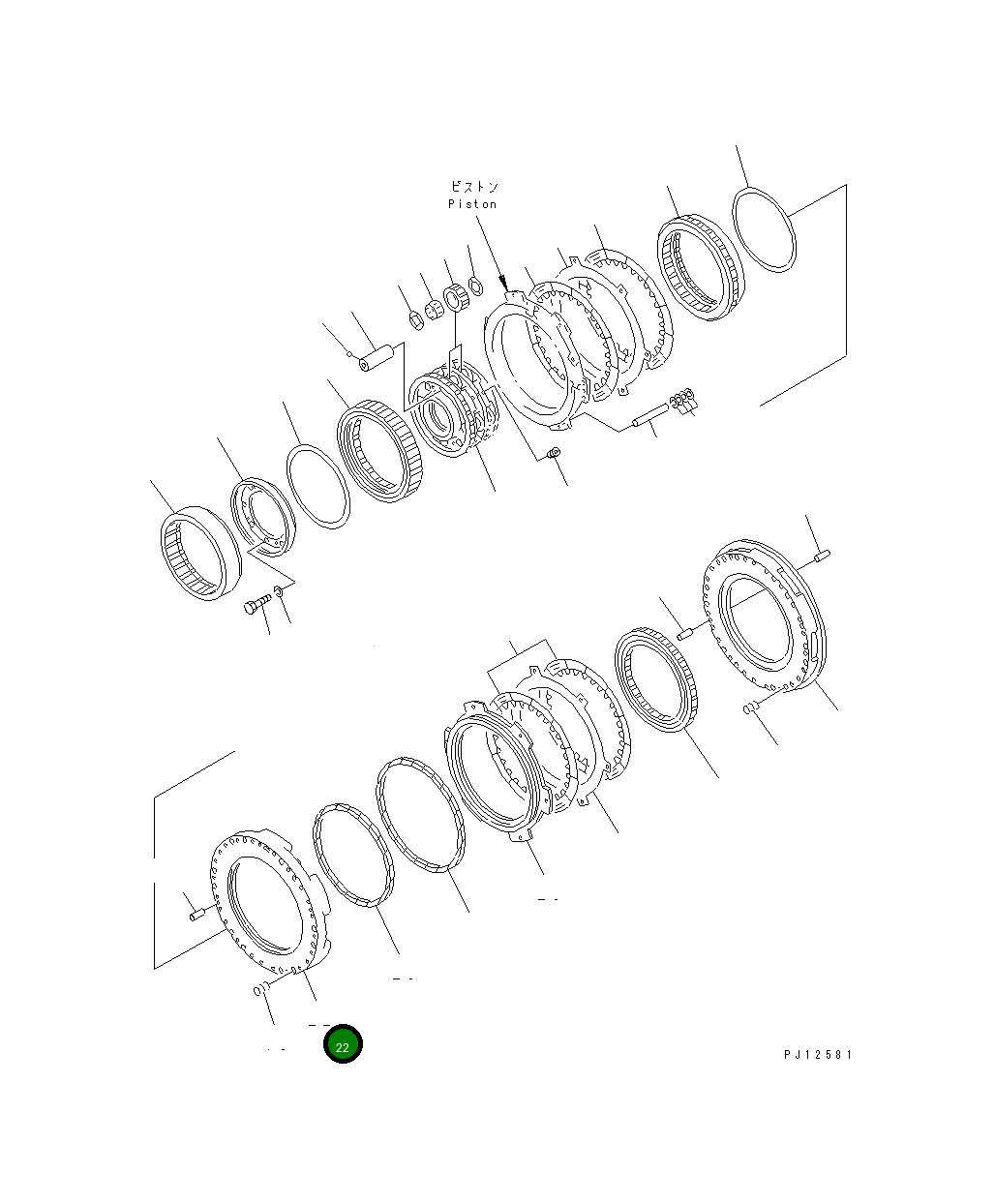 Корпус 154-15-41140 Komatsu