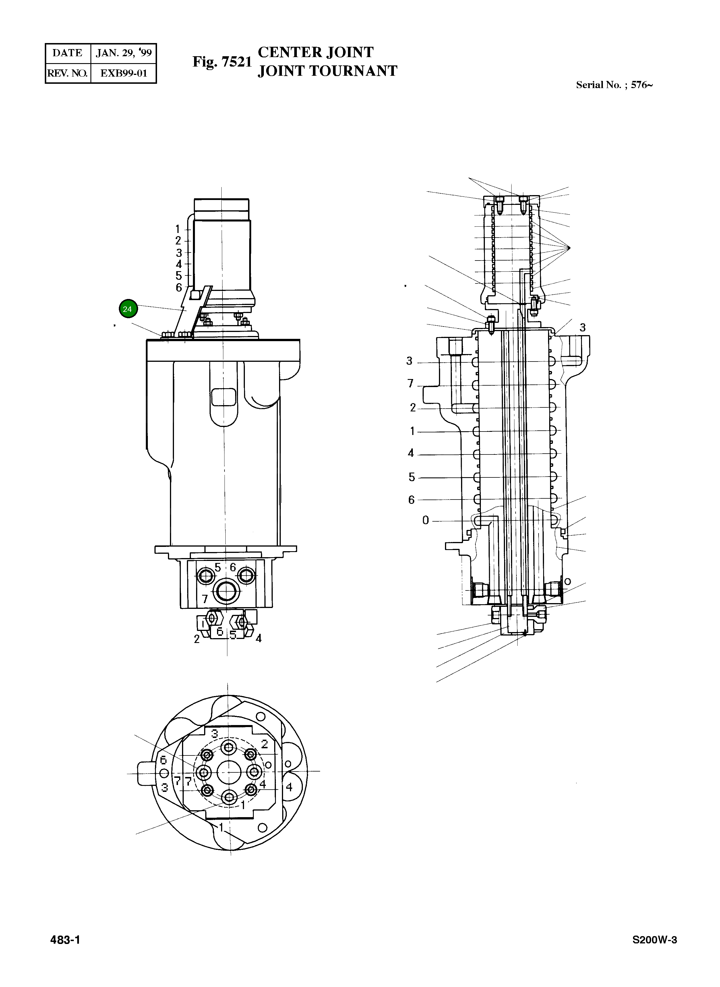 Кронштейн 03C270-2 Komatsu