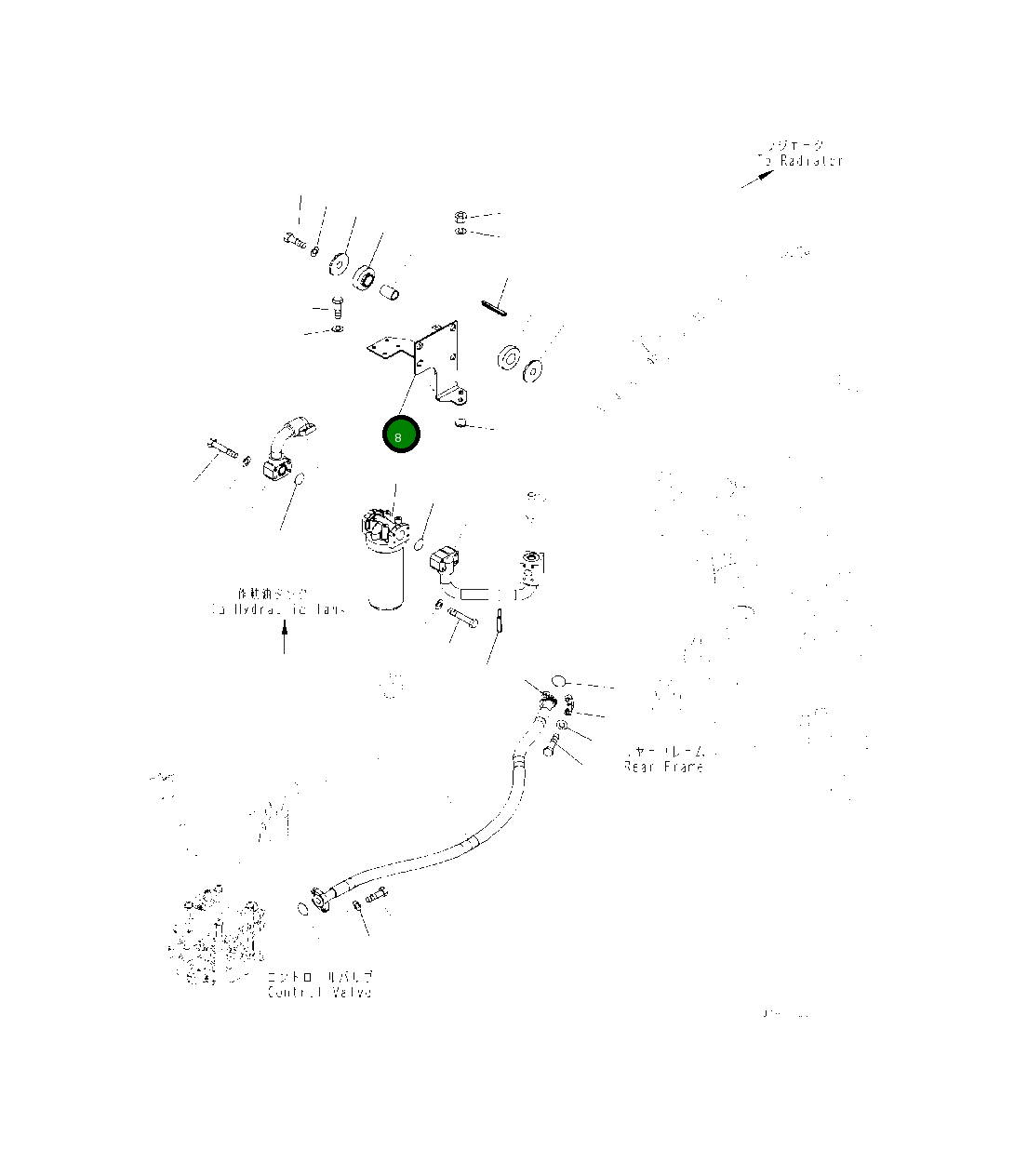 Кронштейн 418-62-52710 Komatsu