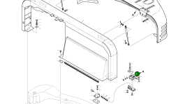 Кронштейн 195-02036A Komatsu