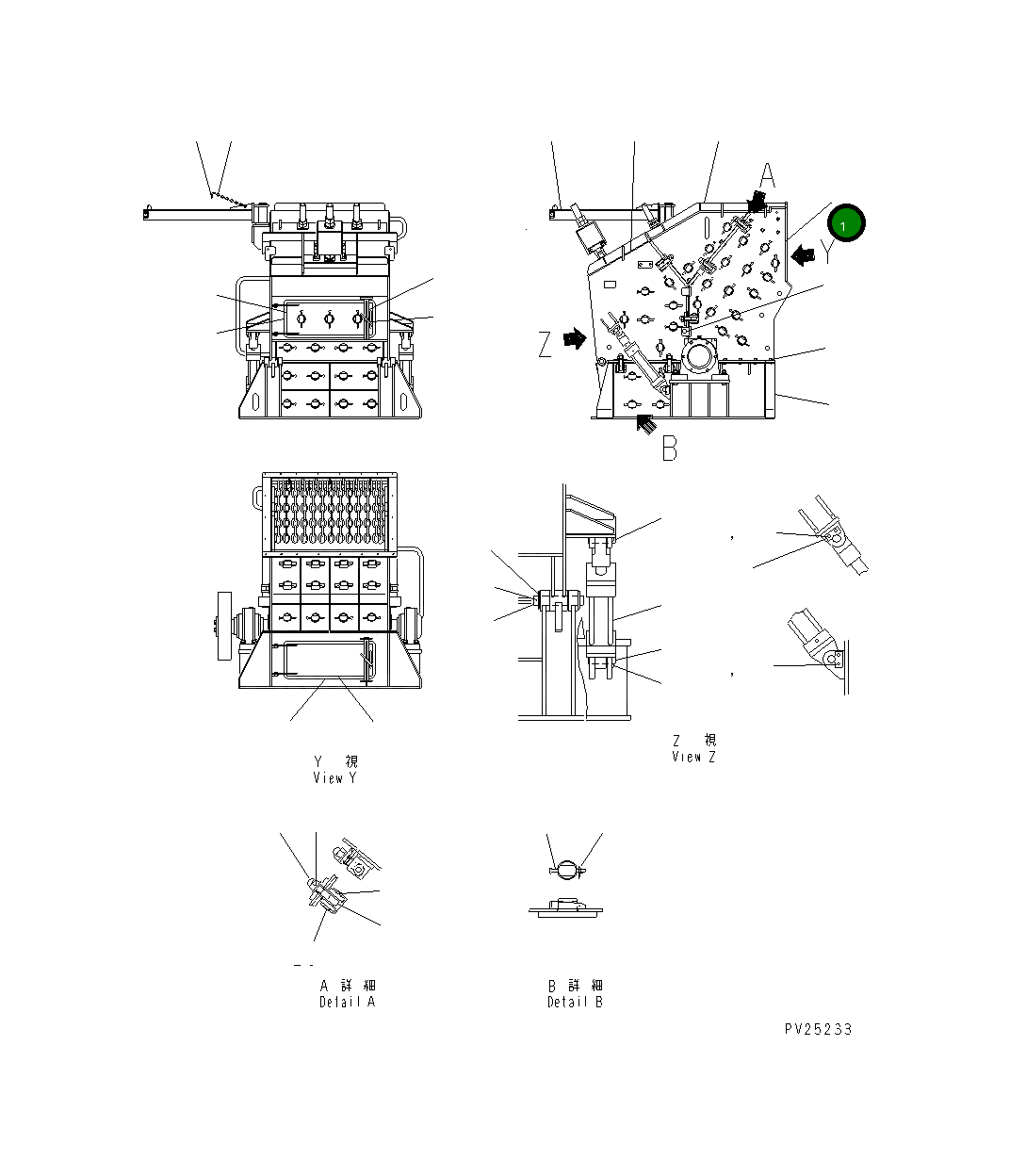 Корпус KHK-0544700 Komatsu