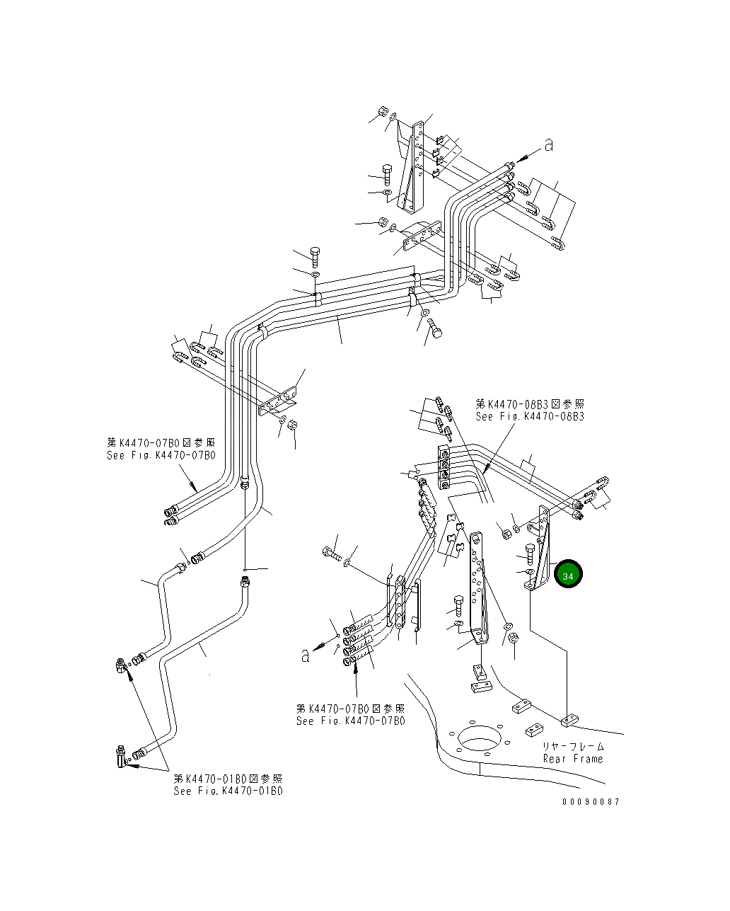 Кронштейн 427-43-29230 Komatsu