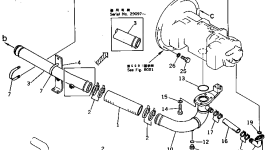 Трубка 205-62-71252 Komatsu