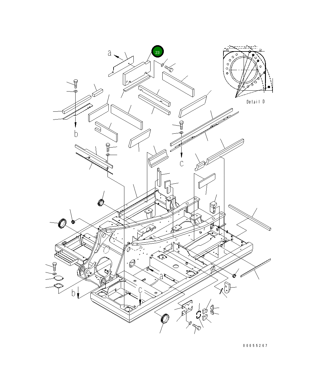 Лист 20Y-46-52172 Komatsu