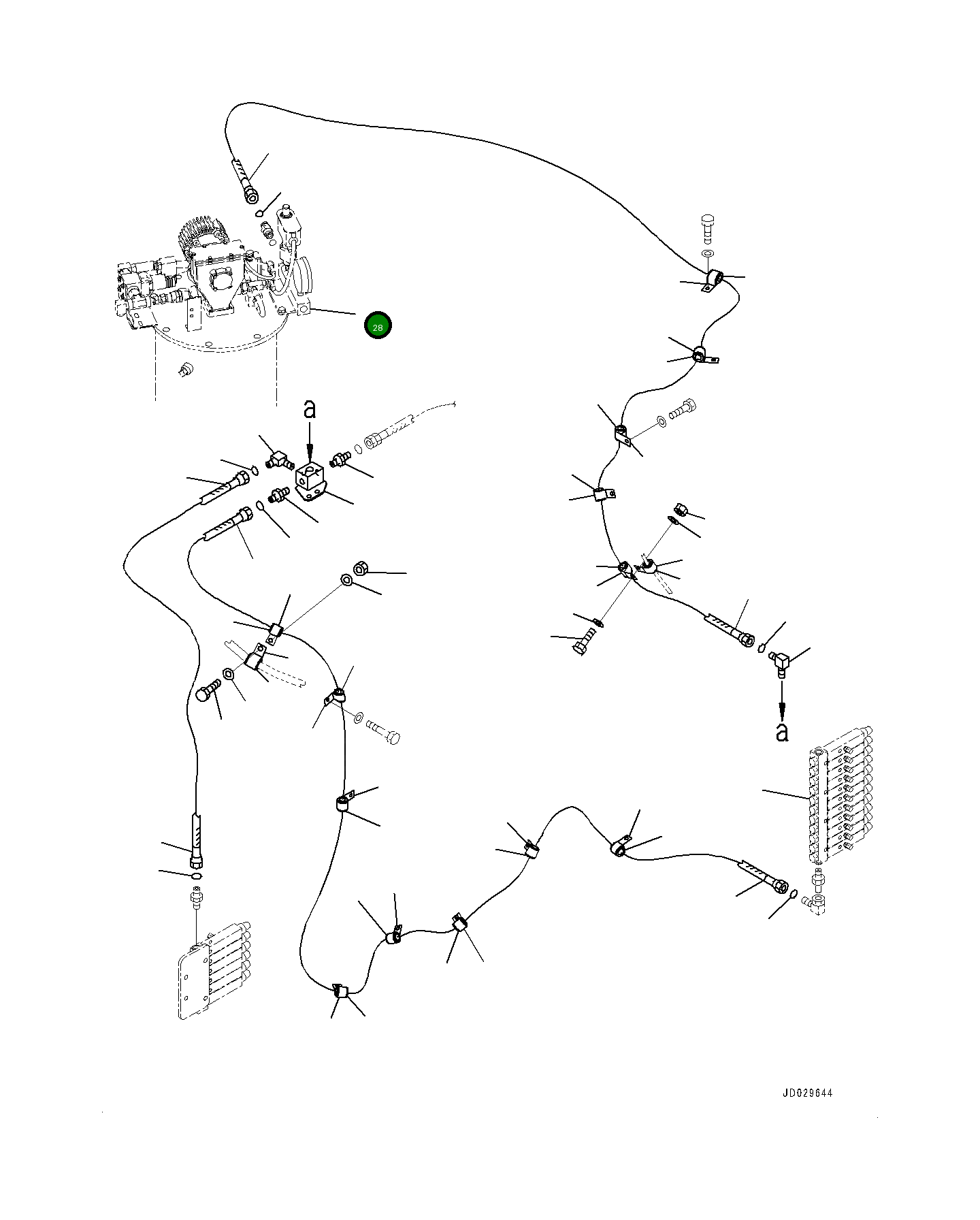 Кронштейн 561-95-83190 Komatsu