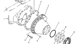Корпус 11G-27-41110 Komatsu