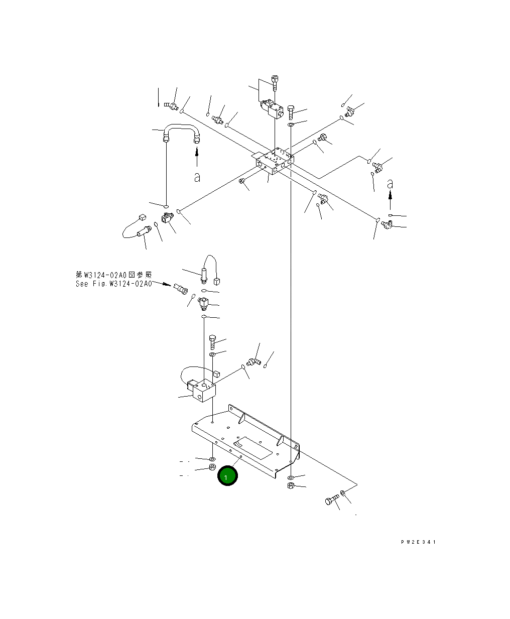Кронштейн 569-88-86111 Komatsu