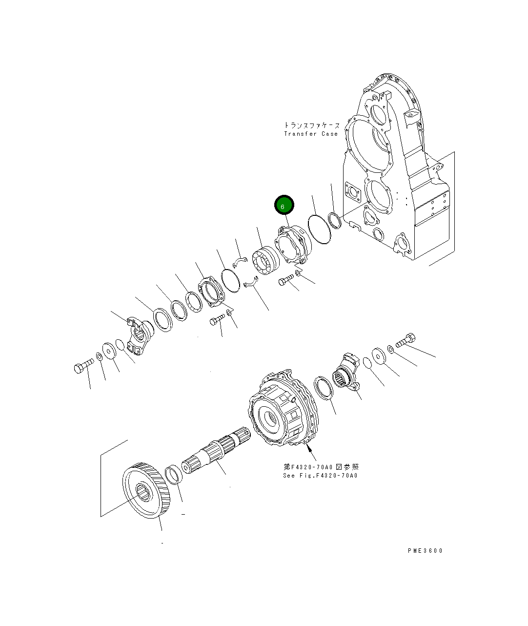Клетка 425-15-23160 Komatsu