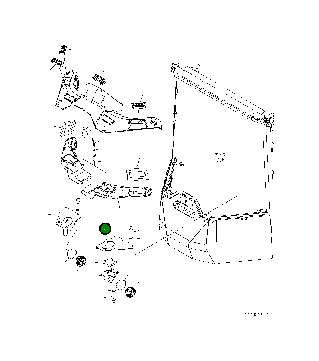 Кронштейн 425-925-3750 Komatsu