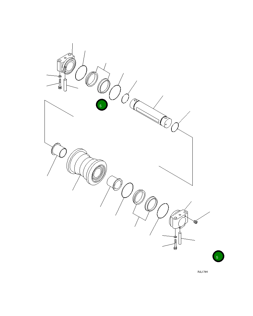 Палец 201-32-51150 Komatsu