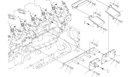 Кронштейн 6262-11-8630 Komatsu