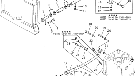 Кронштейн 566-61-45681 Komatsu