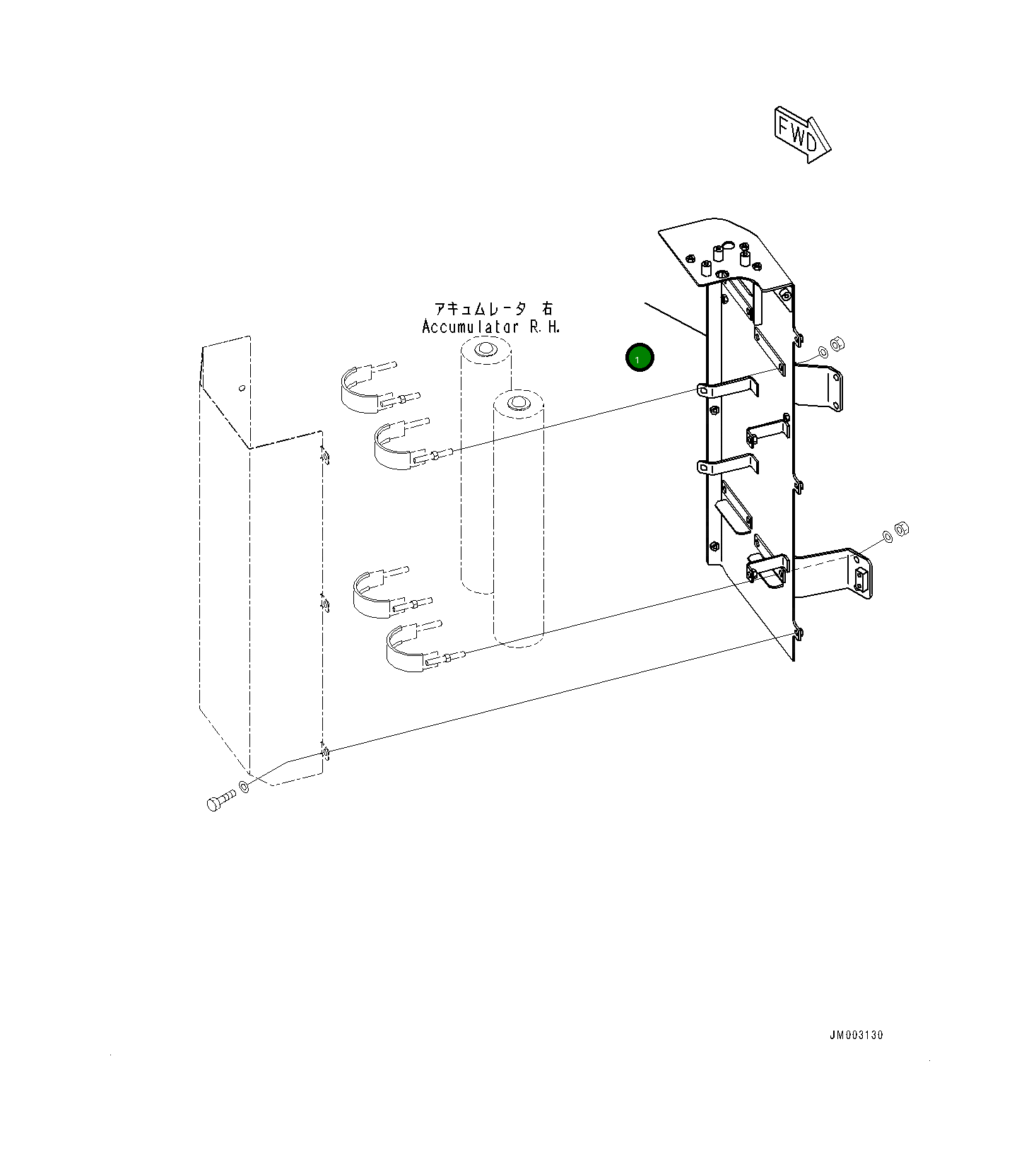 Кронштейн 561-43-8A230 Komatsu