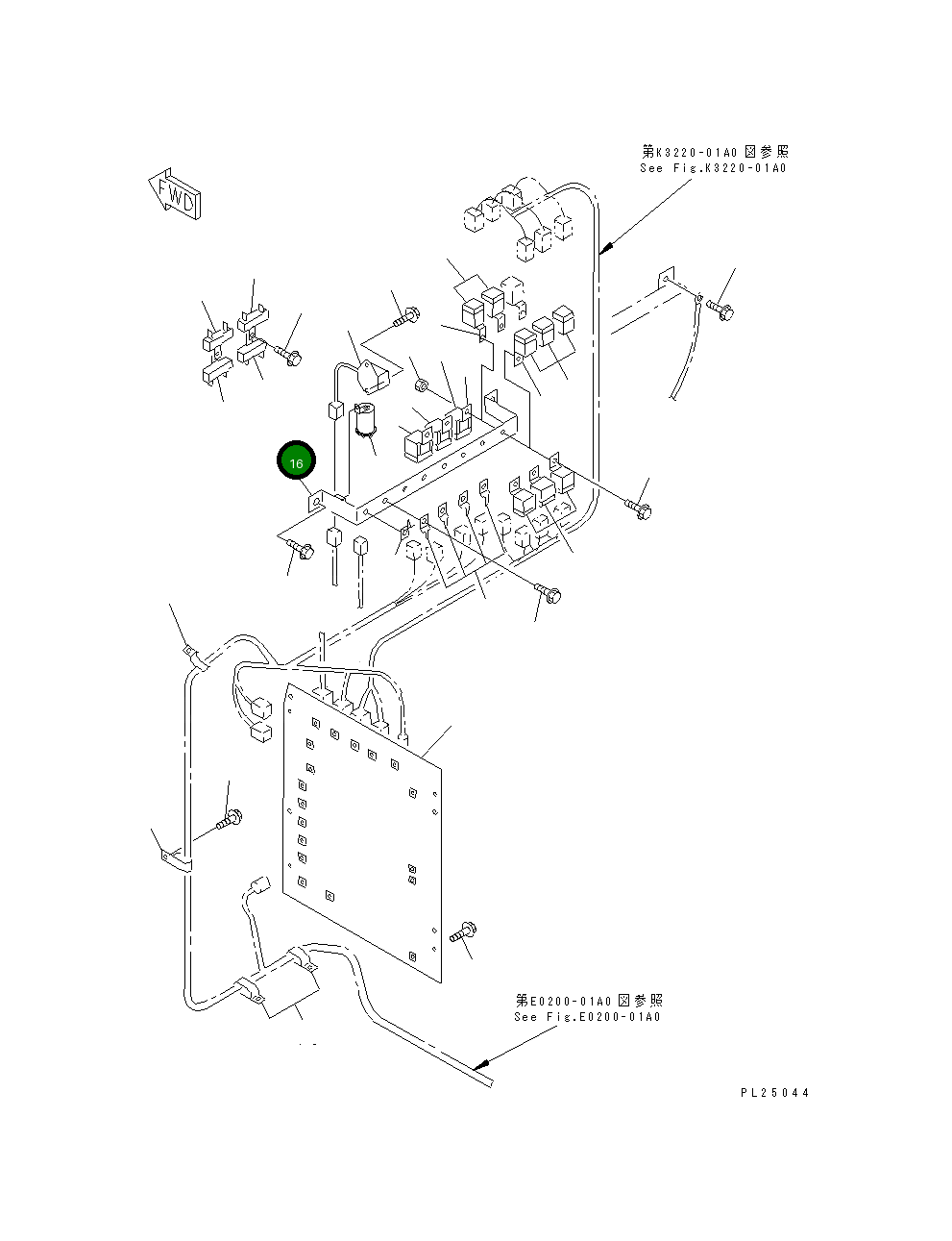 Кронштейн 567-06-72140 Komatsu